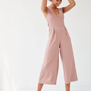 Aritzia Babaton Marcus Wide-leg, V-neck Jumpsuit